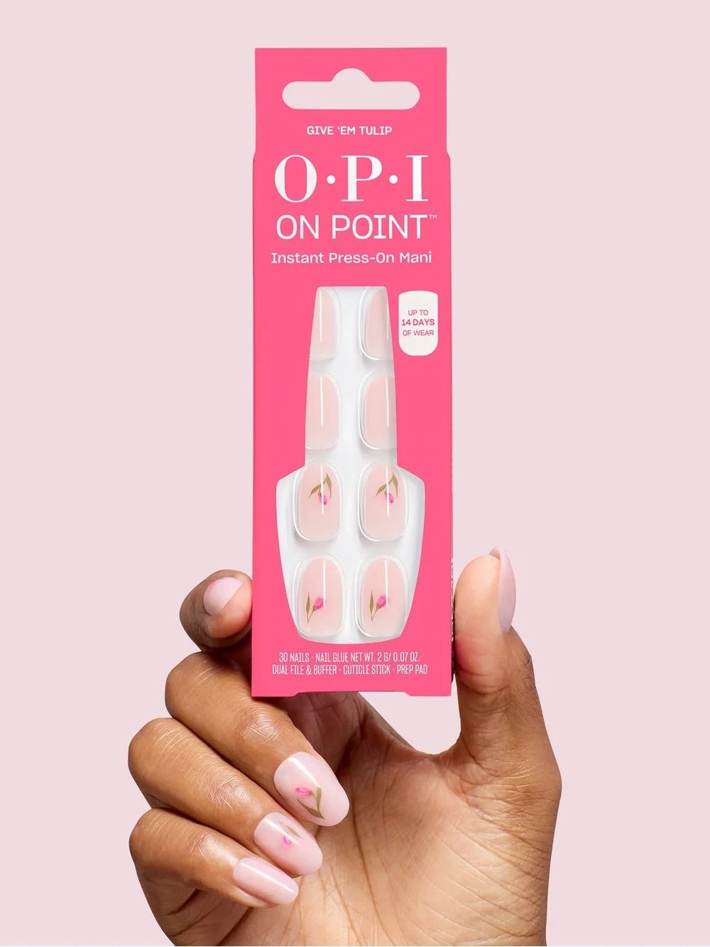 New OPI “Give ‘Em Tulip” On Point Instant Press-On Mani Nail Kit